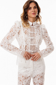 Блуза EOLA 3067.1 молочный - фото 4
