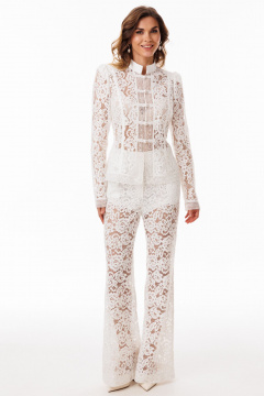 Блуза EOLA 3067.1 молочный - фото 3