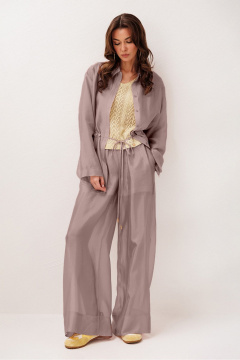 Блуза, брюки Butеr 3284 мокко - фото 3
