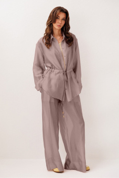 Блуза, брюки Butеr 3284 мокко - фото 1