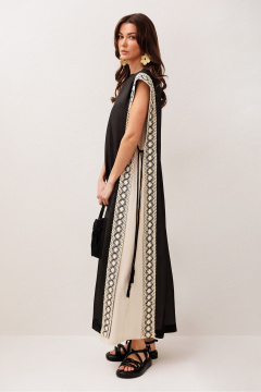 Платье Butеr 3303 черный + натуральный - фото 5