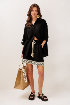 Блуза Butеr 3317 черный - фото 1