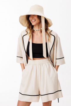 Шорты EOLA 3083 бежевый - фото 4