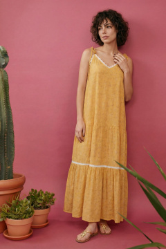 Сарафан Lokka 1875 желтый - фото 5