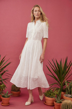 Платье Lokka 1877 белый - фото 3