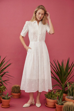 Платье Lokka 1877 белый - фото 1