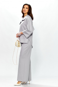 Блуза, брюки ZigzagStyle 559-2 светло-серый - фото 4