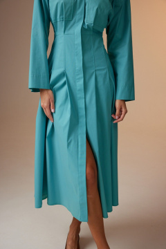 Платье N.O.W. 1674 бирюза - фото 3