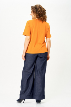Брюки, футболка Michel chic 1368/1 манго-синий - фото 5