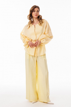 Блуза EOLA 3085 масло_полоска - фото 3