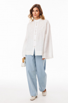 Блуза EOLA 3087.1 молочный - фото 2