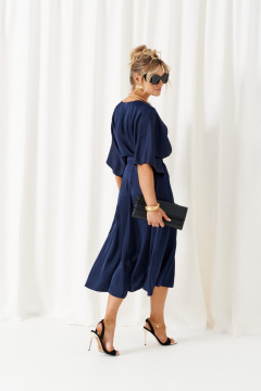 Платье Beautiful&Free 6443 синий - фото 5