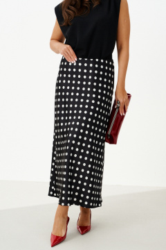 Юбка Панда 127750 черный - фото 2