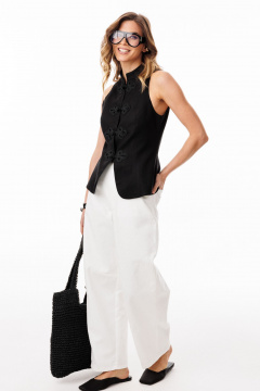 Брюки EOLA 3092 молочный - фото 5