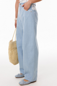 Брюки EOLA 3094 голубой - фото 5