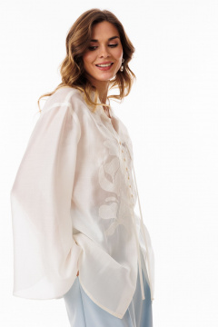 Блуза EOLA 3097 молочный - фото 4