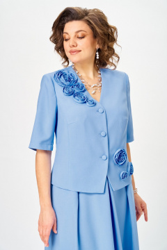 Жакет, юбка Lady Secret 26109 голубой - фото 4