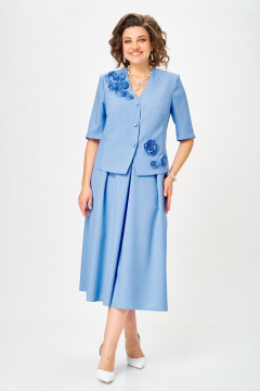 Жакет, юбка Lady Secret 26109 голубой - фото 2
