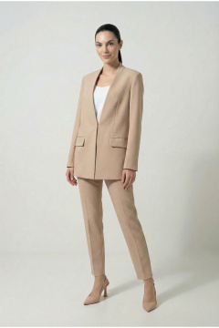 Брюки Nova Line 40181 бежевый - фото 1