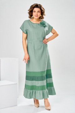 Платье Romanovich Style 1-2929 зеленый - фото 2