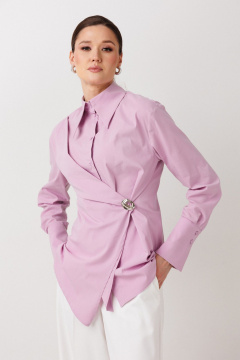 Рубашка ERTANNO 1027 сиреневый - фото 3