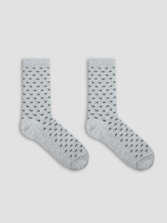 Носки Mark Formelle 017K-3047/24017K св.серый_меланж_рис.3047 - фото 4