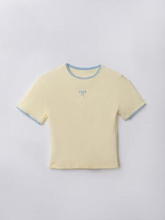 Футболка Mark Formelle 112794/26-45500Ц-1-2 лимонный_лед_682_W_вышивка - фото 3