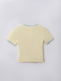 Футболка Mark Formelle 112794/26-45500Ц-1-2 лимонный_лед_682_W_вышивка - фото 2