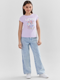 Футболка Mark Formelle 117892-2/25-36236П-0 св.лиловый_лимоны_на_белом_3_сл_1изд_печ_на_пол - фото 2