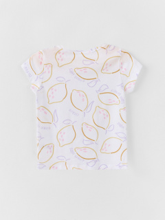 Футболка Mark Formelle 117892-2/25-36237П-0 св.лиловый_лимоны_на_белом_3_сл_1изд_печ_на_пол - фото 2