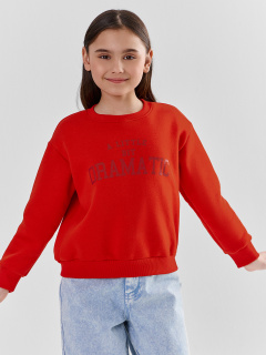 Свитшот Mark Formelle 127881/1/25Е-42831П-7П я.красный_печать_2_сл_на_пол - фото 1