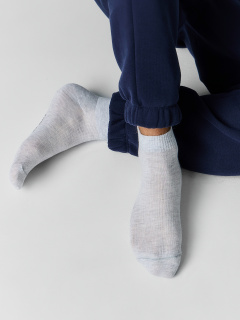 Носки Mark Formelle 131A-1587/253131A-1 св.сер.мел_белый_черный_рис.1587 - фото 2