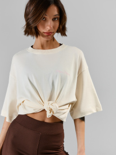 Футболка Mark Formelle 302969/25-40682П-2 молочный_печать_1_сл_на_пол - фото 1