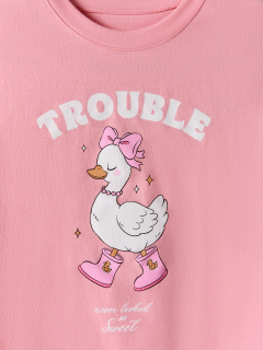 Футболка, шорты Mark Formelle 567748/25-39525ПП-14 розовый_розово_голубая_клетка_3_сл_на_пол - фото 3