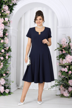 Жакет, платье Ninele 6013 темно-синий - фото 2