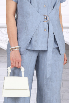 Блуза, брюки Ninele 6108 небесный - фото 4