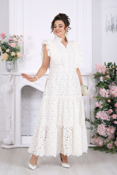 Платье Ninele 6111 молочный - фото 4