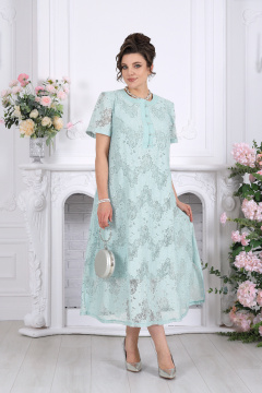Платье Ninele 6118 мята - фото 2