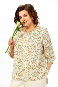 Блуза Grace for you 018 квадратики - фото 1