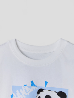 Футболка, шорты Mark Formelle 563327/25-40737ПП-0 белый_большие_панды_3_сл_на_пол_3_сл_на_спинке - фото 5