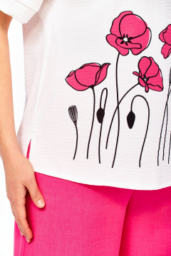 Блуза, брюки Grace for you 268 фуксия - фото 5