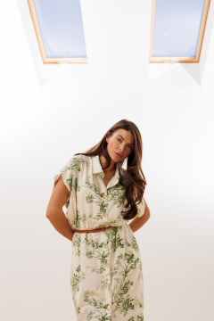 Платье Verita 2446.1 зеленый - фото 4