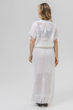 Юбка Romgil РВ0389-ХЛ4 белый - фото 2