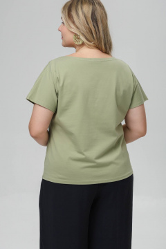 Джемпер Romgil РП0122-ХЛ4 светло-оливковый - фото 2