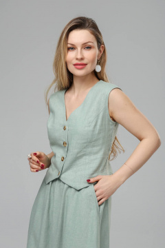 Блуза, юбка Romgil РТ0146-ЛВ4 светлая полынь - фото 5