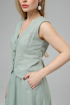 Блуза, юбка Romgil РТ0146-ЛВ4 светлая полынь - фото 3