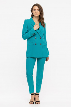 Брюки, жакет Domna 16076 зеленый - фото 5