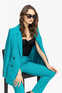 Брюки, жакет Domna 16076 зеленый - фото 2