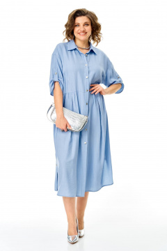 Платье Karina deLux M-1443 голубой - фото 2