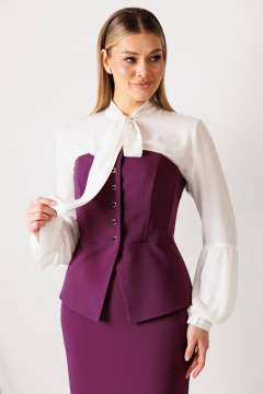 Корсет, юбка Мода Юрс 26-2963 фиолетовый - фото 3